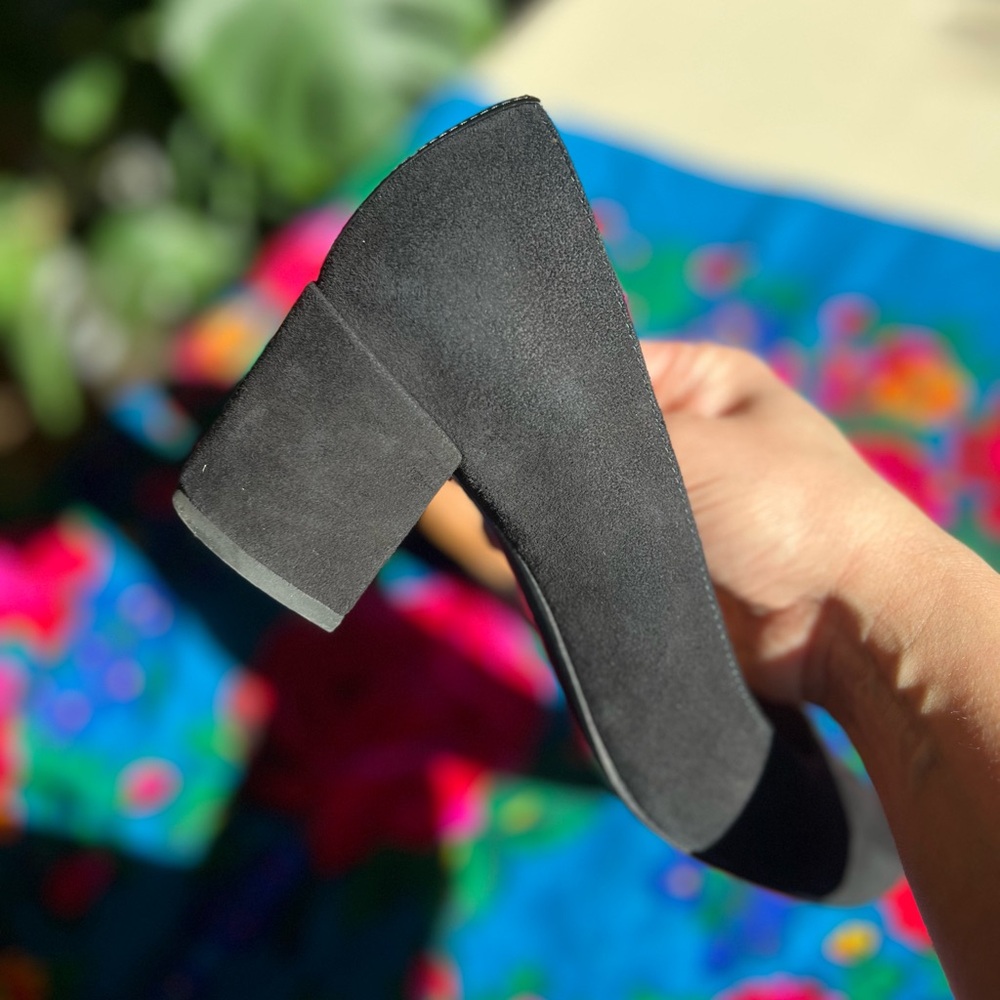 Margaux The Heel - Black Suede - 37 Wide - Picture 10 of 11